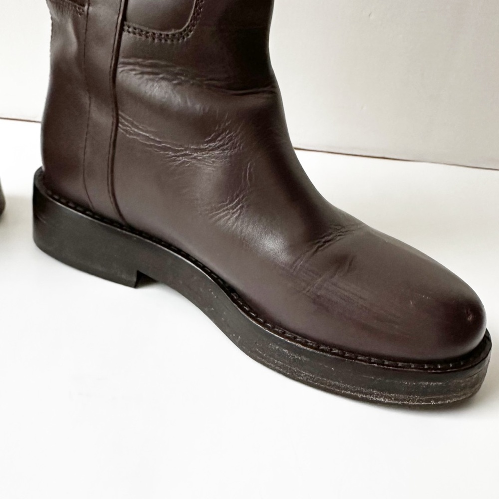 J CREW brown leather Berkeley riding boots - Picture 11 of 12